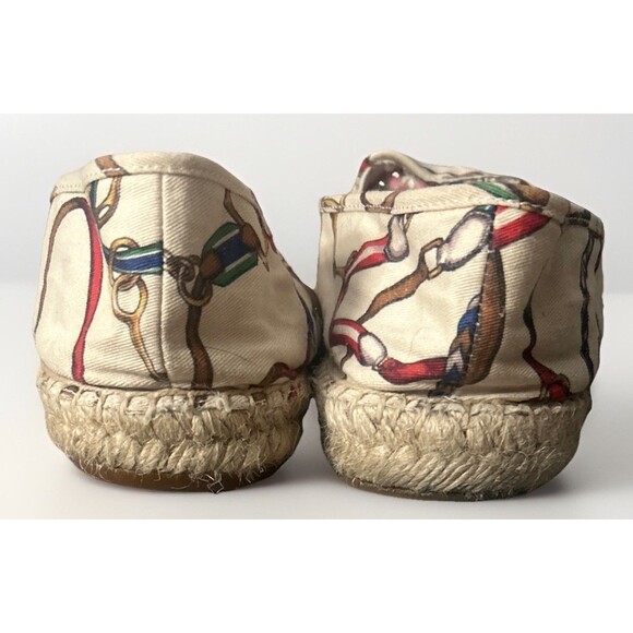 Lauren‎ Ralph Lauren Destini Espadrilles Equestrian Monogram Logo RLR Sz 9.5 B - Picture 5 of 9
